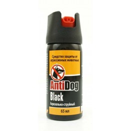 Газовый баллончик AntiDog Black 65мл
